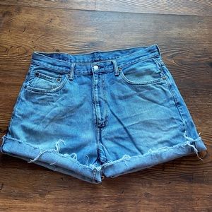 Levi Strauss Highwaisted Jean Shorts